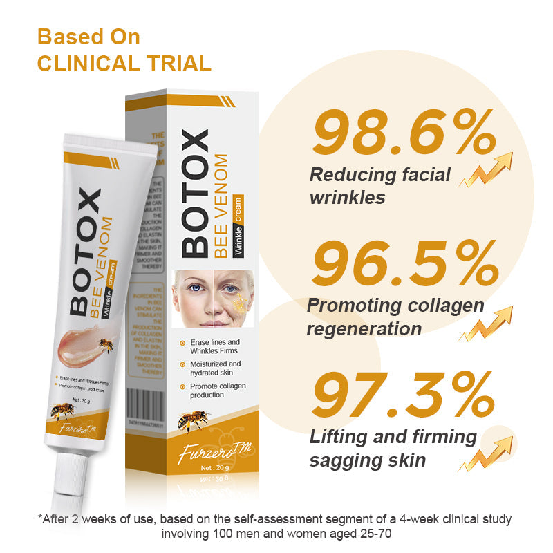 (✅🎁Made and shipped from Canada👨⚕️) Furzero™ Botox Bee Venom Wrinkle Removal Cream- LAST DAY 70% OFF
